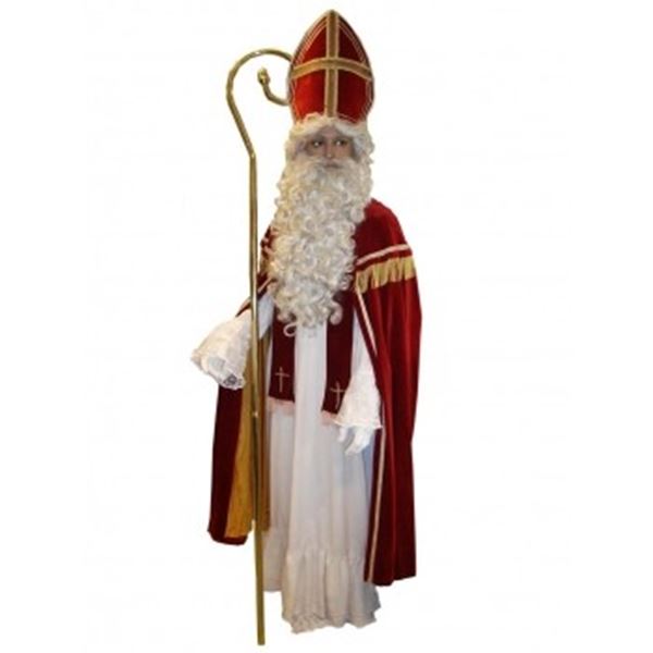 Sint Nicolaas kostuum compleet wat eenvoudiger kostuum.