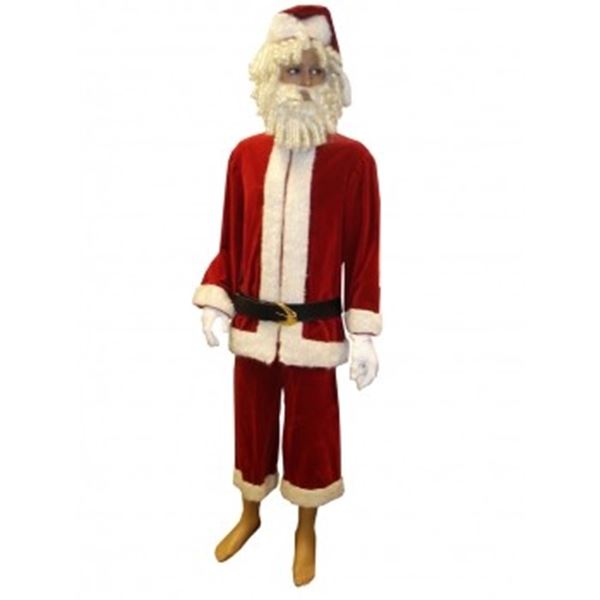 Huur fluwelen kerstman kostuum pak Huur fluwelen kerstman kostuum pak
