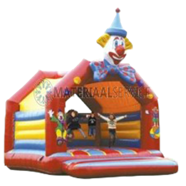 Luchtkussen / Springkussen clown afm. 5 x 6,2 mtr