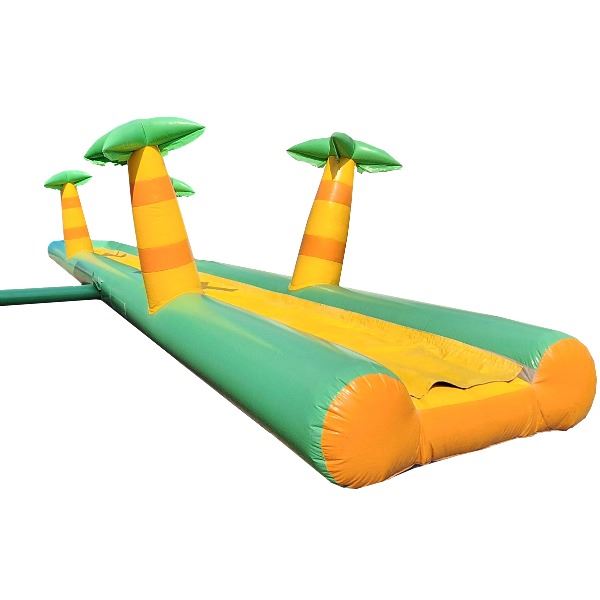 Jungle buikschuifbaan met zwembad 14 meter