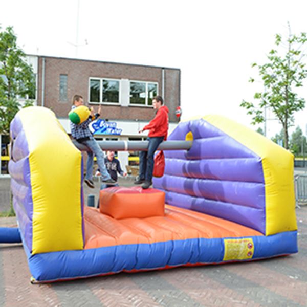 Kussengevecht droog