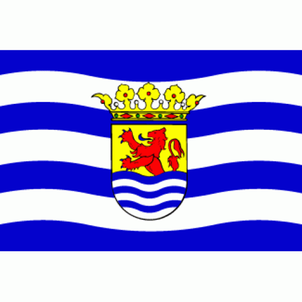 Vlag Zeeland afm. 1 x 1,5 meter.